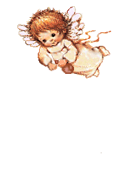 baby angel dropping kisses