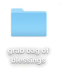 grab bag of blessings folder